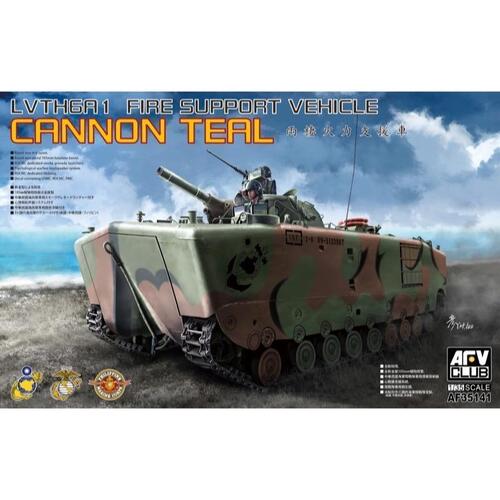 AFV Club 1/35 LVTH6A1 Fire Support Vehicle Cannon Teal [AF35141]
