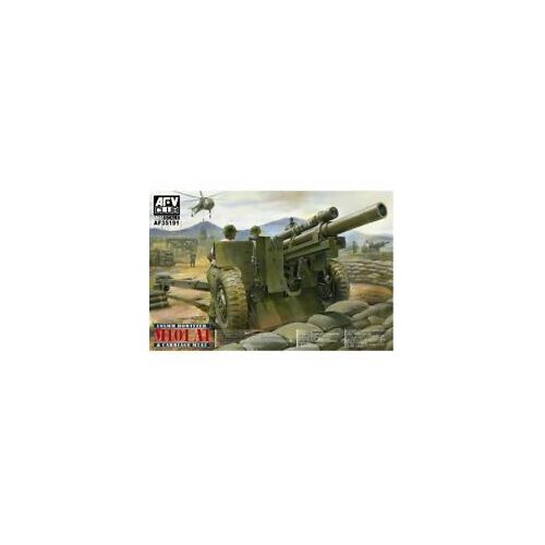 AFV Club 1/35 U.S. WWII Late Version 105mm Howitzer M2A1 & Carriage M2A2 Plastic Model Kit [AF35182]