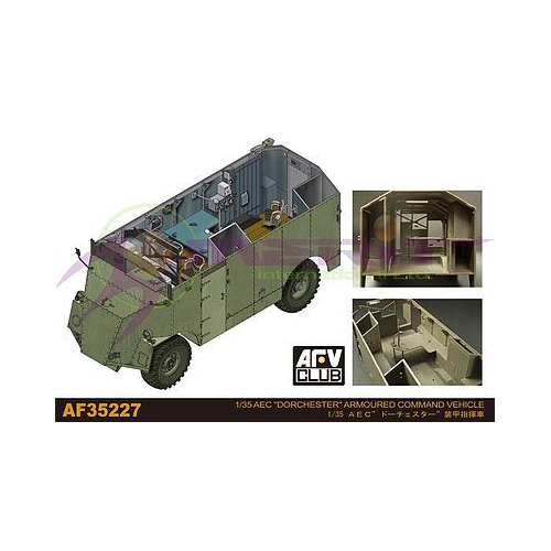 AFV Club 1/35 AEC Armoured Command Vehicle Dorchester ACV Plastic Model Kit [AF35227]