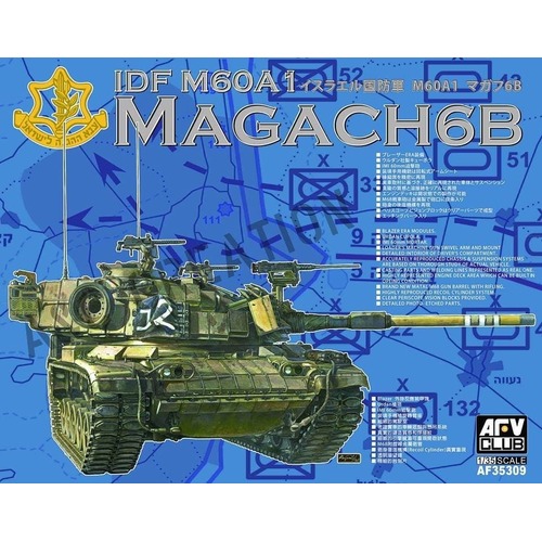 AFV Club 1/35 IDF Magach 6 Bat Plastic Model Kit [AF35309]