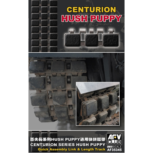 AFV Club 1/35 Centurion series Hush Puppy universal  crawler track Plastic Model Kit