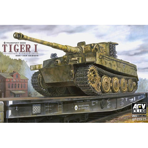 AFV Club 1/35 Tiger I (Transport Mode) Plastic Model Kit [AF35S25]