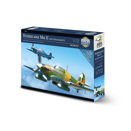 Arma Hobby 1/72 Hurricane Mk.II Reconnaissance Deluxe Set Plastic Model Kit