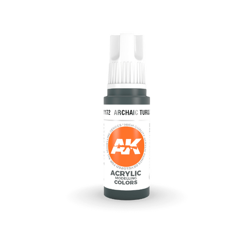 AK Interactive Archaic Turquoise Acrylic Paint 17ml 3rd Generation