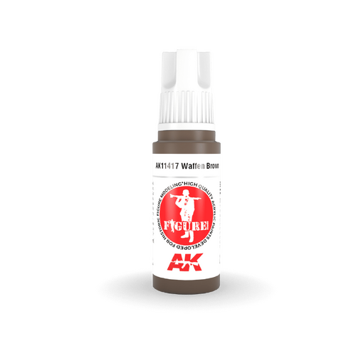 AK Interactive Figure Series: Waffen Brown Acrylic Paint 17ml 3rd Generation