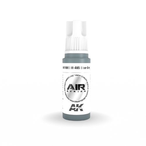 AK Interactive Air Series: M-485 Blue-Grey Acrylic Paint 17ml 3rd Generation