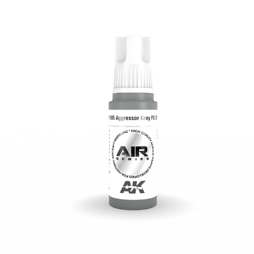 AK Interactive Air Series: Aggressor Grey FS 36251 Acrylic Paint 17ml 3rd Generation