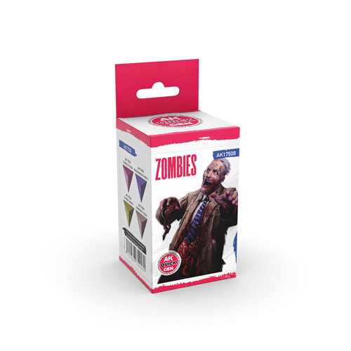 AK Interactive Quick Gen: Zombies  Acrylic Paint Set (4 Colours)