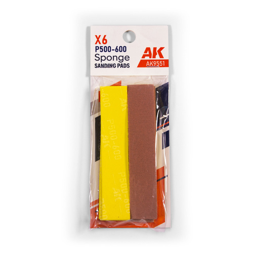AK Interactive Sponge P500-600 Grit Sanding Pad