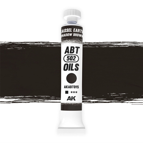 AK Interactive ABT 502: Cassel Earth / Shadow Brown 20ml Oil Paint