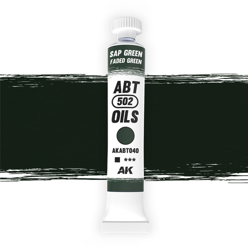 AK Interactive ABT 502: Sap Green / Faded Green 20ml Oil Paint