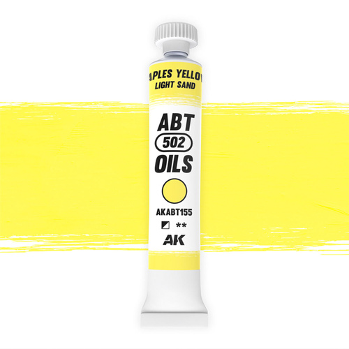 AK Interactive ABT 502: Naples Yellow / Light Sand 20ml Oil Paint