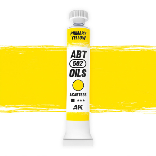 AK Interactive ABT 502: Primary Yellow 20ml Oil Paint
