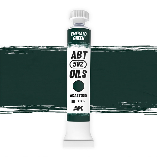 AK Interactive ABT 502: Emerald Green 20ml Oil Paint