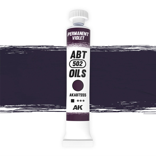 AK Interactive ABT 502: Permanent Violet 20ml Oil Paint