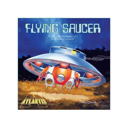 Atlantis 1/72 The Flying Saucer (Invaders) Plastic Model Kit [A256]