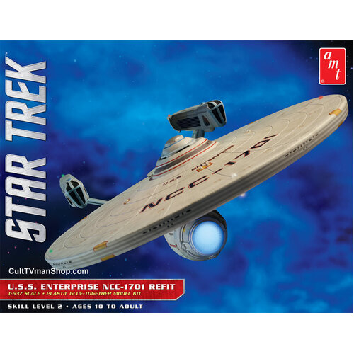 AMT 1/537 Star Trek USS Enterprise Refit Plastic Model Kit