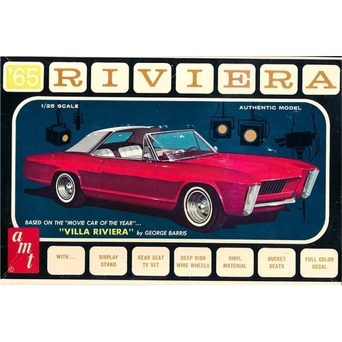 AMT 1/25 1965 Buick Riviera (George Barris) Plastic Model Kit [1121]