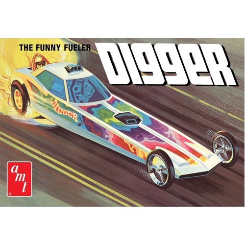 AMT 1/25 Digger Dragster "Fooler Fueler" Plastic Model Kit [1154]