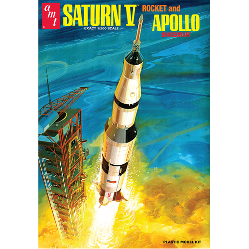AMT 1/200 Saturn V Rocket Plastic Model Kit
