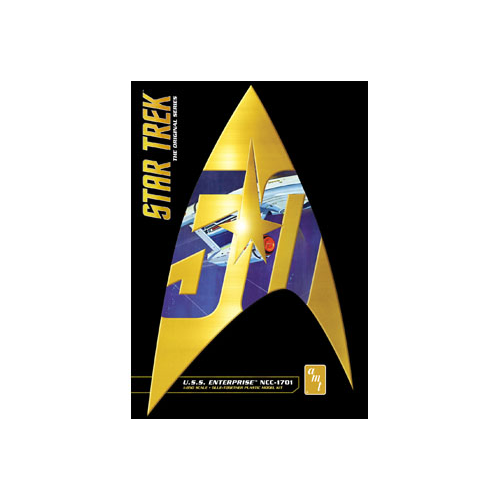 AMT 1/650 Star Trek Classic U.S.S. Enterprise (50th Anniversary Ed) Plastic Model Kit