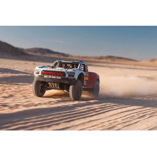 Arrma Mojave 4X4 BLX 4S Desert Truck RTR, White/Red, ARA4404T1