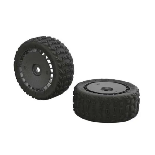 ARRMA Katar T 6S Tire/Wheel Set Talion (2), Ar550048 - Arac9615