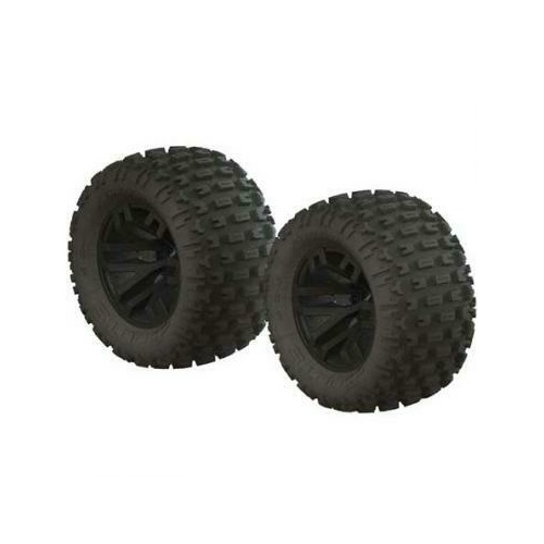 ARRMA Dboots FoRTRess Mt Tire Set Glued Blk (2), Ar550044 - Arac9632