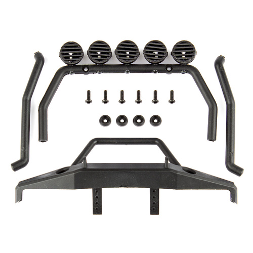 CR12 Roll Bar and Bumper Set, black