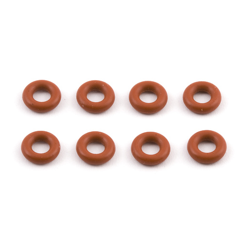 O-rings, red, silicone