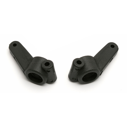 RC10 Inline Steering Blocks & Rear Hub Carriers 0 Deg, Black