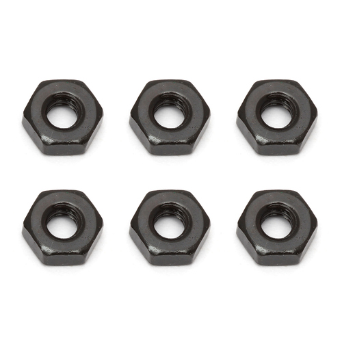 Nuts, M3, black steel