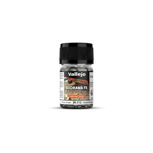 Vallejo Diorama FX Landscape Textures Moss Green 35ml (2-5mm)