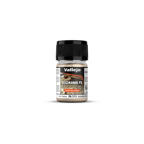 Vallejo Diorama FX Landscape Textures Arid Yellow 35ml (0.1-0.6mm)