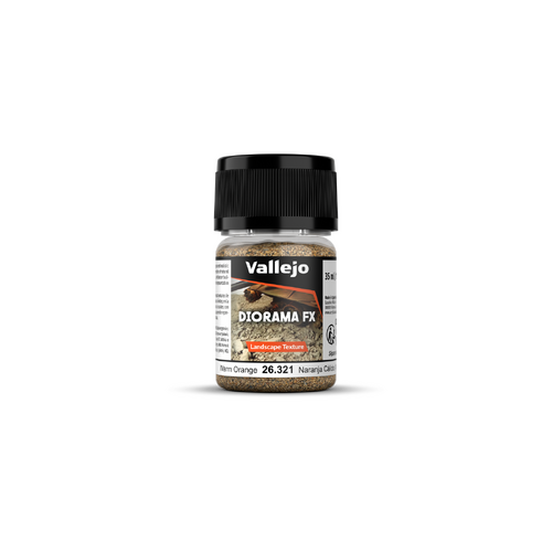 Vallejo Diorama FX Landscape Textures Warm Orange 35ml (1-2mm)