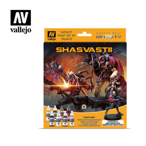 Vallejo Infinity Shasvastii Exclusive Miniature 8 Colour Acrylic Paint Set [70241]