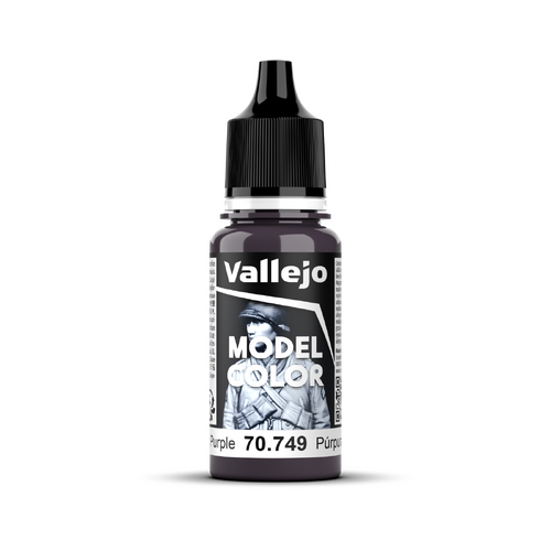 Vallejo Model Colour #049 - Dark Purple - 18 ml Matt Acrylic Paint