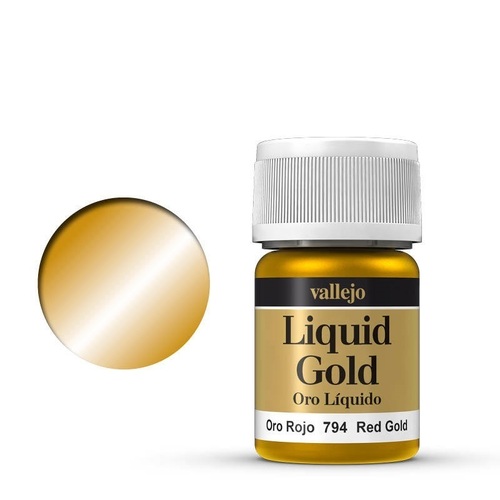 Vallejo Model Colour Metallic Red Gold (Alcohol Base) 35 ml Acrylic Paint [70794]