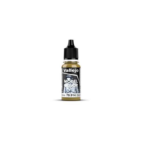 Vallejo Model Colour #132 - Green Ochre - 18 ml Matt Acrylic Paint