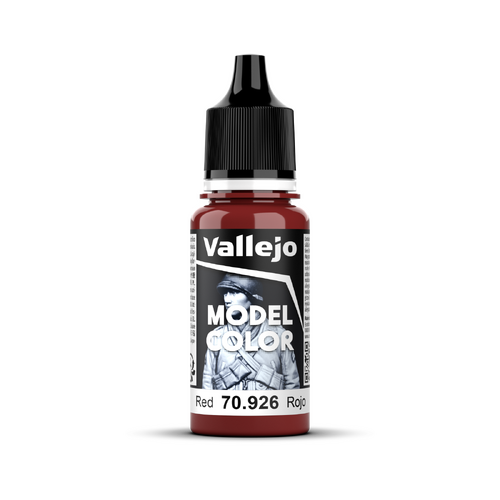 Vallejo Model Colour #034 - Red - 18 ml Matt Acrylic Paint