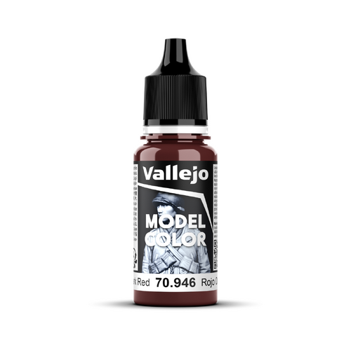Vallejo Model Colour #040 - Dark Red - 18 ml Matt Acrylic Paint