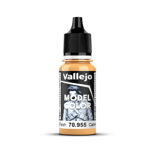 Vallejo Model Colour #017 - Flat Flesh - 18 ml Matt Acrylic Paint