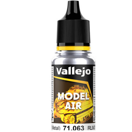 Vallejo Model Air Silver RLM 01 17 ml Acrylic Airbrush Paint [71063]