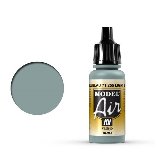 Vallejo Model Air Light Blue RLM65 17 ml Acrylic Airbrush Paint [71255]