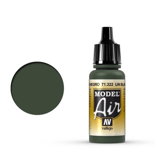 Vallejo Model Air IJN Black Green 17 ml Acrylic Airbrush Paint [71322]