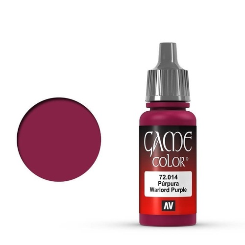 Vallejo Game Colour Warlord Purple 17 ml Acrylic Paint [72014] - Old Formulation