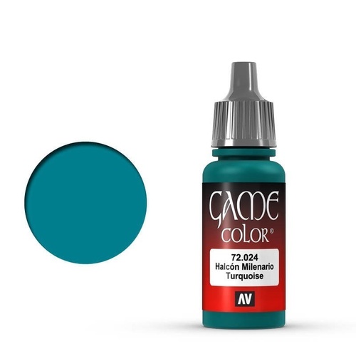 Vallejo Game Colour Falcon Turquoise 17 ml Acrylic Paint [72024] - Old Formulation