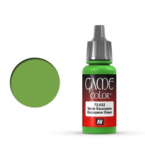 Vallejo Game Colour Scorpy Green 17 ml Acrylic Paint [72032] - Old Formulation