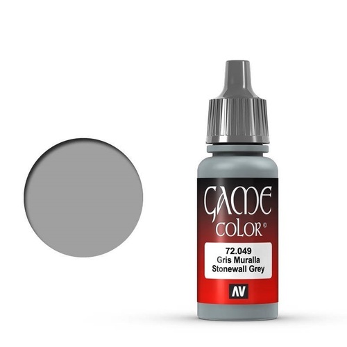 Vallejo Game Colour Stonewall Grey 17 ml Acrylic Paint [72049] - Old Formulation