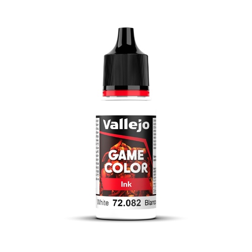 Vallejo Game Colour Ink White 18ml Acrylic Paint - New Formulation